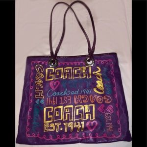 Coach Evie Poppy tote